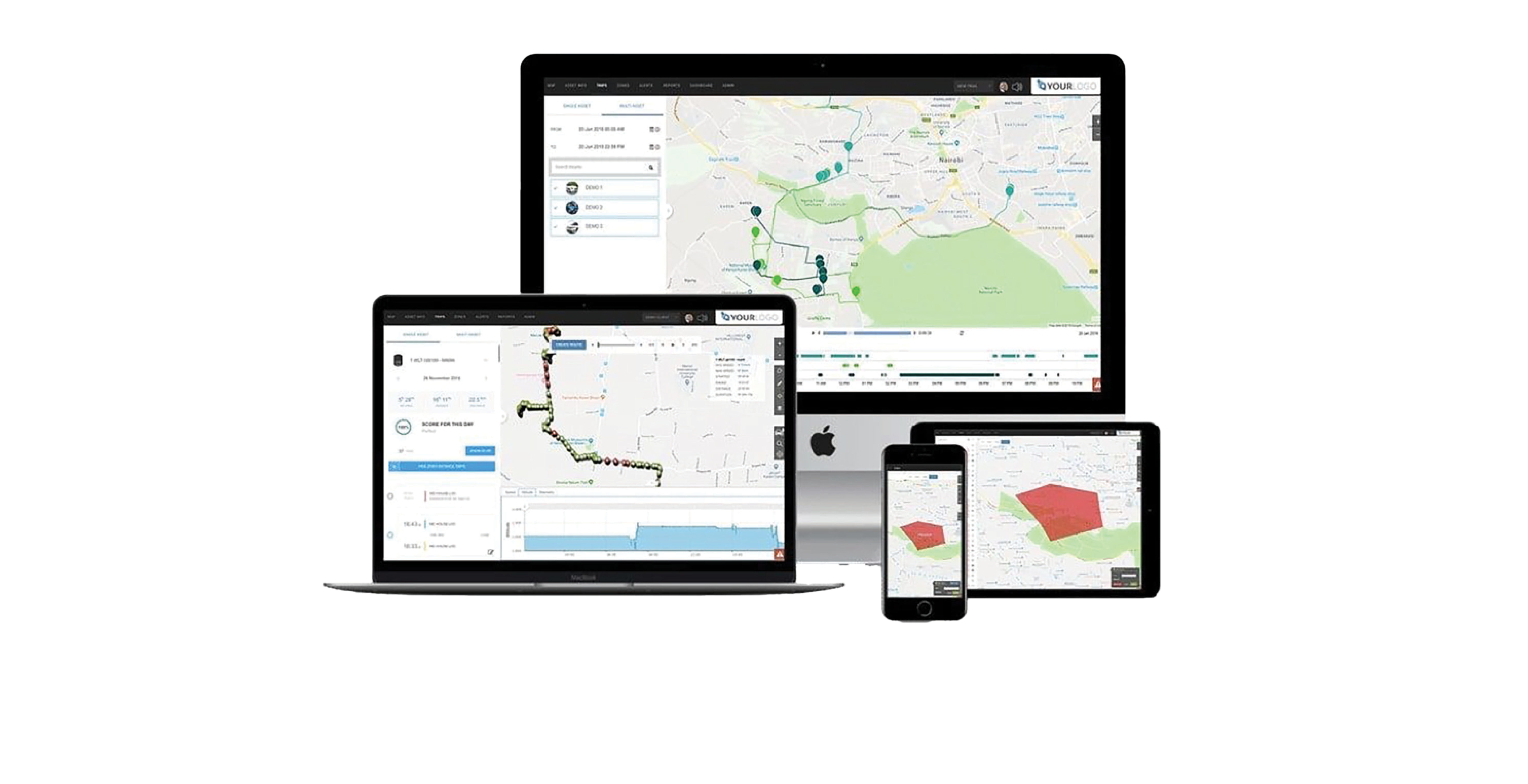 Tracking platform mockup